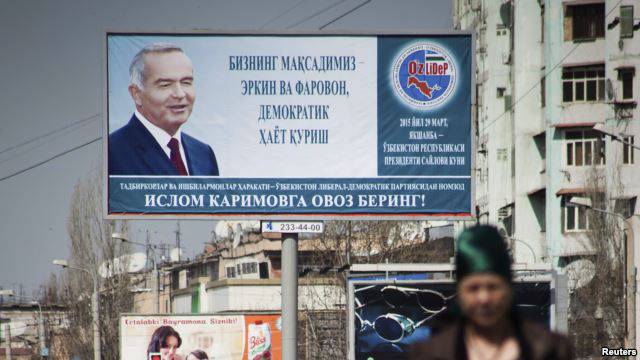 Vladimir Putin poblahopřál Islamu Karimovovi k vítězství v prezidentských volbách v Uzbekistánu