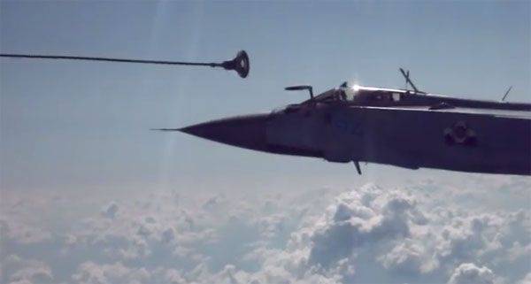 Лётчики Елизовской авиабазы проходят в Липецке обучение по дозаправке в воздухе самолётов МиГ-31