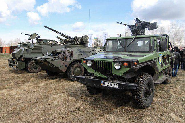 Nuevas muestras de equipamiento militar ucraniano.