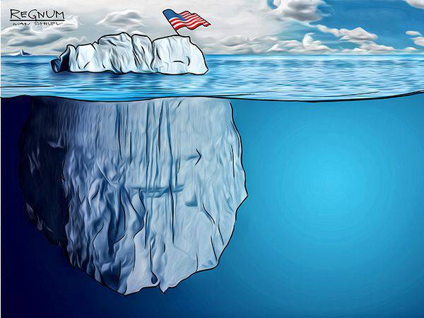 Complexo de inteligência militar dos EUA. Parte visível do iceberg