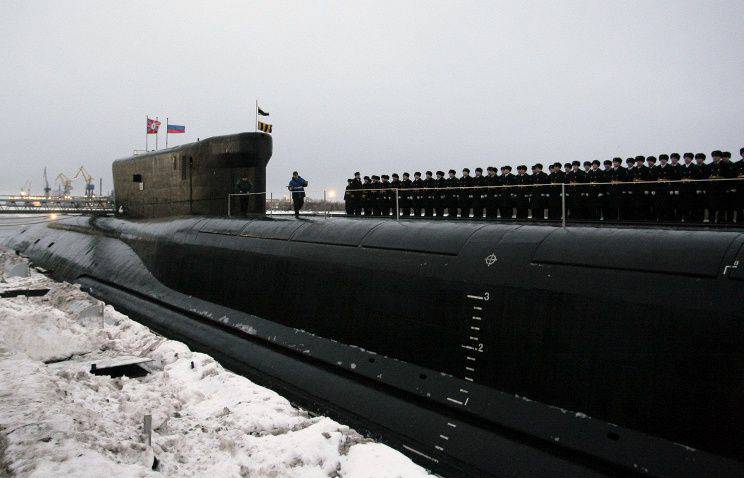 В боевой состав ВМФ РФ вошла атомная подводная лодка «Александр Невский»