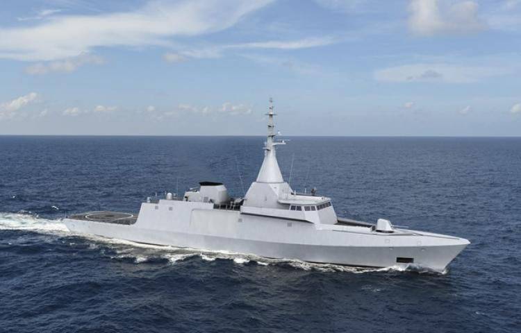 DCNS began building the Gowind Corvette for the Egyptian Navy