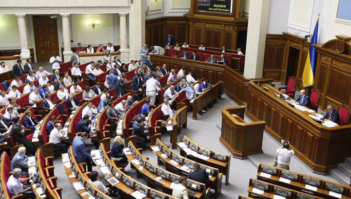 Верховная рада Украины рассматривает закон о национализации российского имущества