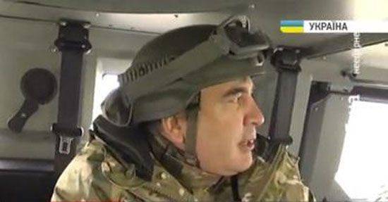 С какой целью Саакашвили и американские военные приезжали в Донбасс?