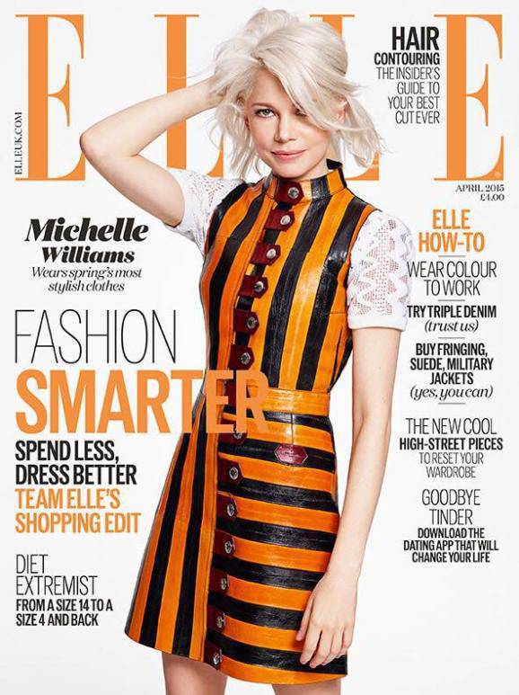 Das Cover des Elle-Magazins mit dem „St.-Georgs-Kleid“ sorgte in der Ukraine für einen Skandal