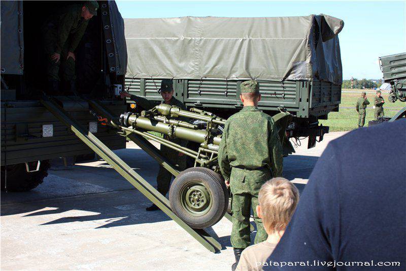 केंद्रीय सैन्य जिले के मोटर चालित पैदल सेना के हथियार के लिए मोर्टार परिसरों को "सानी" प्राप्त हुआ
