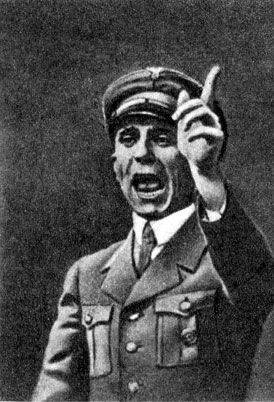 propaganda occidentală și dr. Goebbels