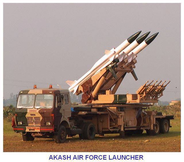 Hindistan Savunma Bakanlığı Akaşya hava savunma sistemini benimsedi