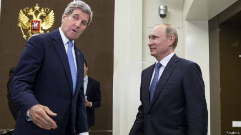 Kerry war mit den Worten Poroschenkos nicht einverstanden, der versprach, den Flughafen von Donezk zurückzuerobern