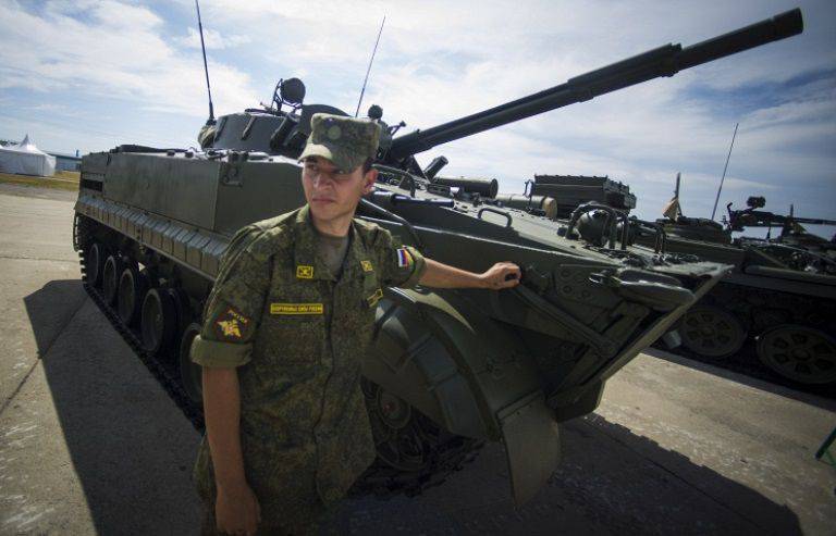 Russische Truppen erhalten Hunderte von BMP-3