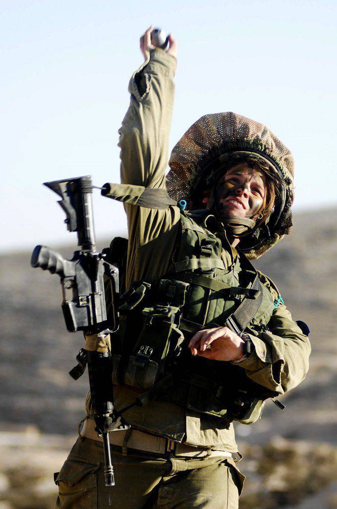 イスラエルの手榴弾は銃弾を恐れない