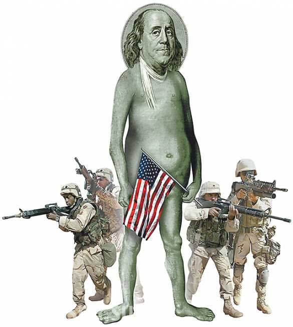 Dollaro nudo Per il bene degli Stati "verdi" sono pronti per iniziare una guerra