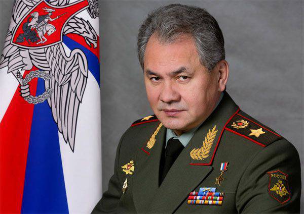 mengeti 60th saka Menteri Pertahanan Rusia Sergei Shoigu