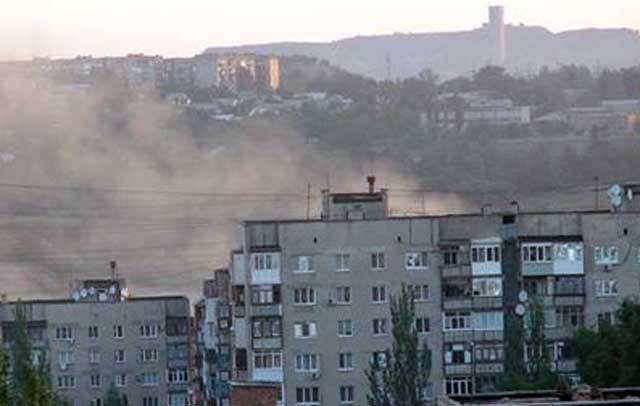 Ministère des Situations d'urgence Le DNR a rapporté que les forces de sécurité ukrainiennes avaient pilonné Horlivka
