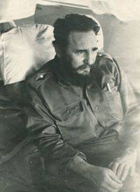 Fidel Castro trong cabin của Sao chổi. Ảnh từ kho lưu trữ của V.I. Tsvetkov do tác giả cung cấp