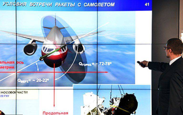 "Almaz-Antey" syytti Kiovia käsitteiden korvaamisesta pudonneen "Boeingin" tapauksessa