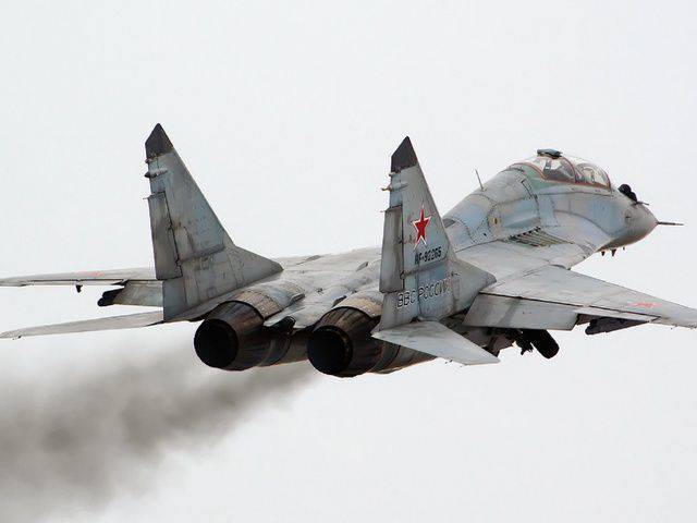 Il crollo del MiG-29 nella regione di Astrachan '