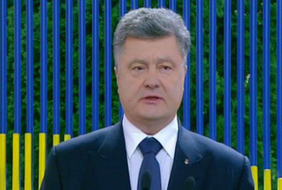 L'operazione punitiva ukrosilovikov di Poroshenko nel Donbass ha definito "la nostra grande guerra patriottica"