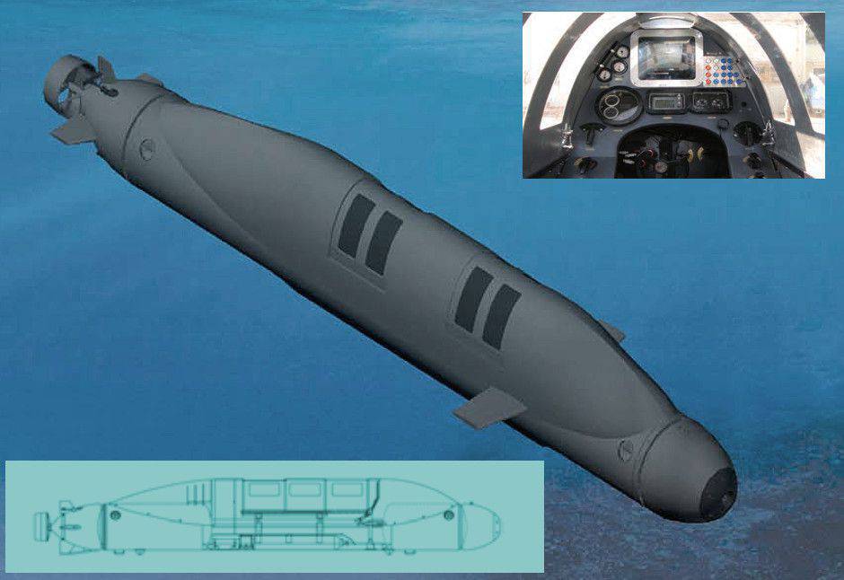 Аппараты доставки боевых пловцов Vogo Chariot 