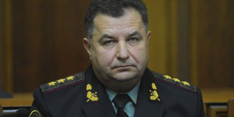 Poltorak sanoi, että Donbassin konfliktia ei voida ratkaista pelkästään sotilaallisin keinoin