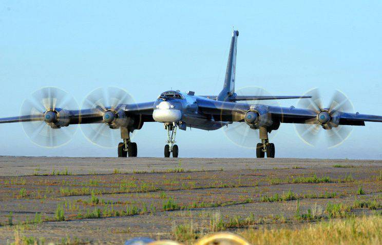 In der Amur-Region geriet strategischer Bomber Tu-95 in Brand