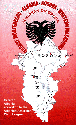 昨天和今天的“大阿尔巴尼亚”的想法