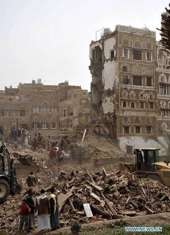 Die saudische Luftwaffe schlägt Stätten des Jemen-Weltkulturerbes an