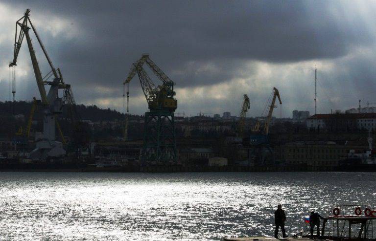 Entinen Poroshenkon tehdas Krimillä palvelee Venäjän laivastoa