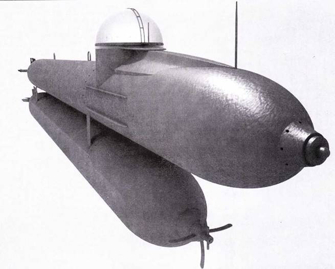 Человекоуправляемая торпеда Hai (Германия)