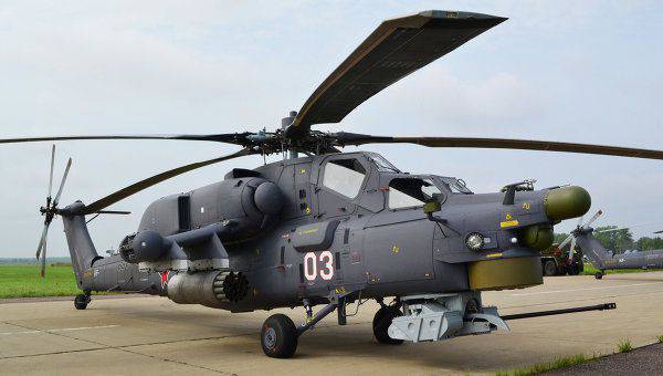 Las pruebas del helicóptero de ataque Mi-28HM con nuevos complejos de reconocimiento y navegación se encuentran en el tramo final