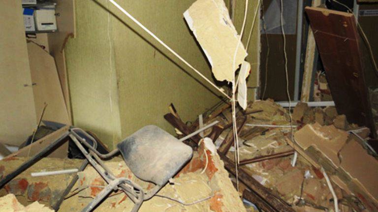 수미에서 Batkivshchyna 사무실 폭발