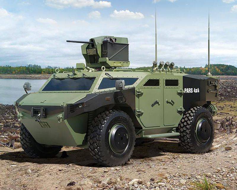 Turkish armored personnel carrier PARS 4x4