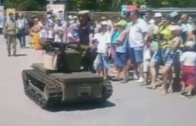 Севастопольцам продемонстрировали боевого робота отечественной разработки