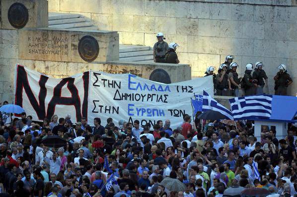 ग्रीस - वैश्विक वित्तीय आपदा का तूफानी सैनिक