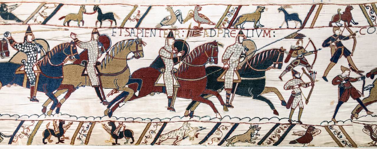 Битва при гастингсе произошла. Битва при Гастингсе 1066 гобелен из Байе. Гобелен из байё битва при Гастингсе.