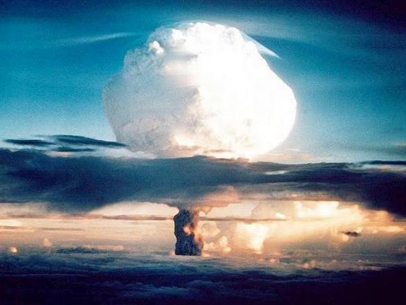 The first marine atomic tests on New Earth