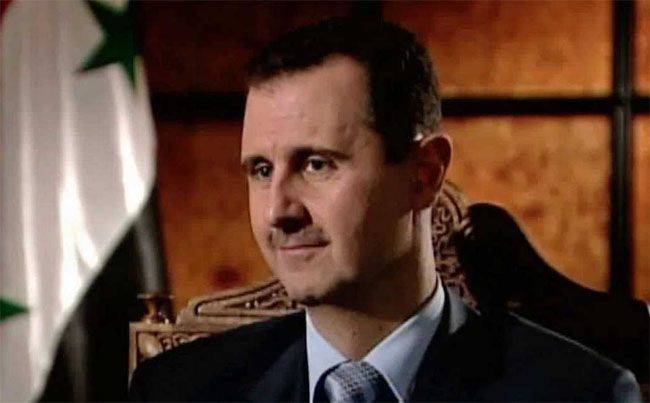 US media distorted the words of Bashar al-Assad about Syria and Russia