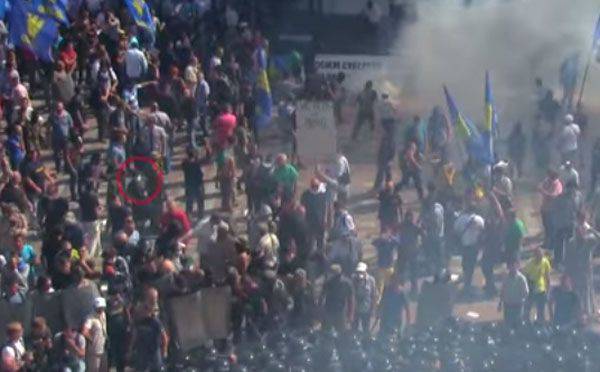 В Киеве выявили и арестовали человека, подозреваемого в совершении взрыва у здания ВРУ