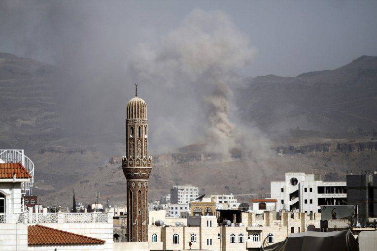 Air and missile strikes in Yemen