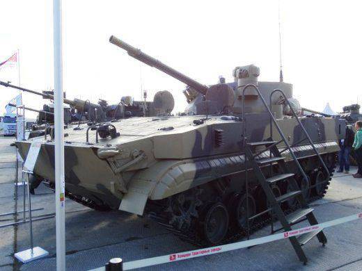 El primer show del BMP-3M actualizado "Dragoon"