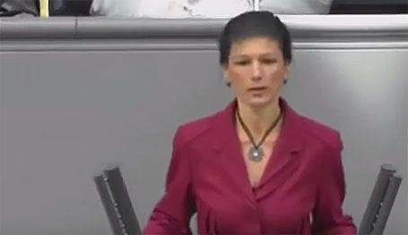 Сара Вагенкнехт снова режет правду-матку о ЕС и политике США