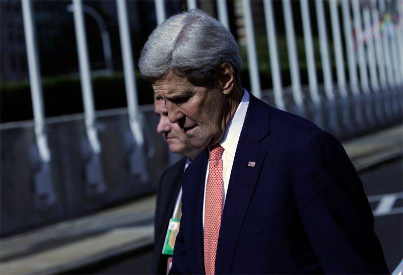 Kerry said Russia "can see its falling planes in Syria"