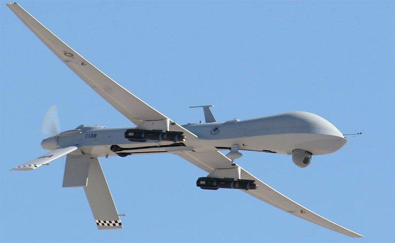 Media Amerika: Pejuang Rusia kaping telu nggawe "tiruan intersepsi" saka UAV MQ-1 Predator