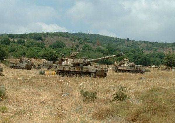 Israeli artillery shelled Syrian government army’s military depots