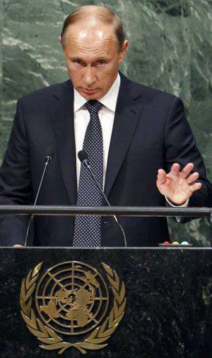 Toespraak van Poetin bij de VN: zal het Westen een nieuwe wapenbroederschap accepteren?