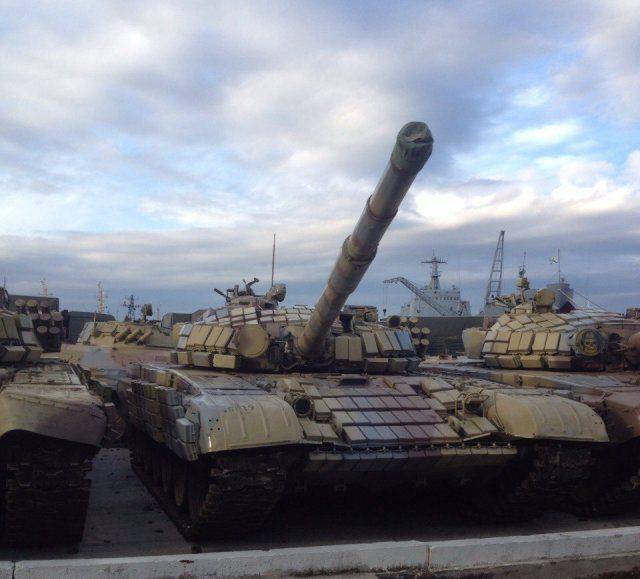 Media: preparing to send to Syria the party of Russian T-72 and BMP-2