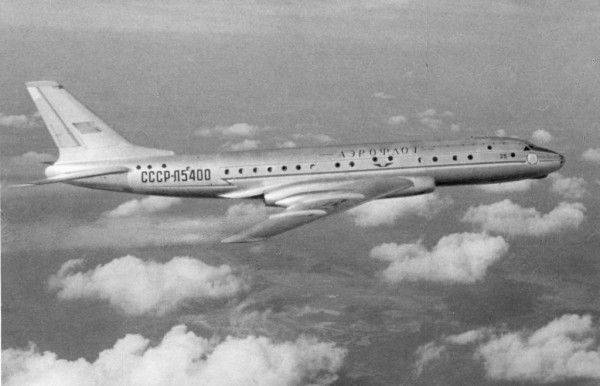The first Soviet jet airliner