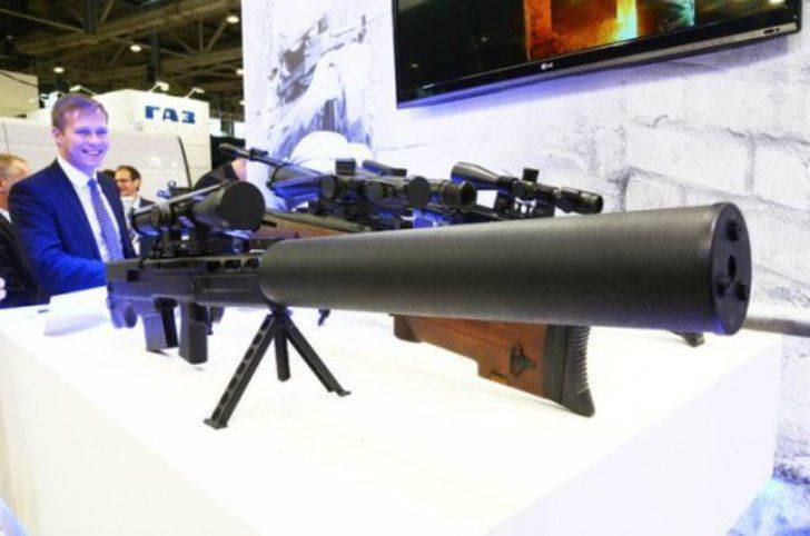 Exhaust sniper rifle at INTERPOLITEX - 2015