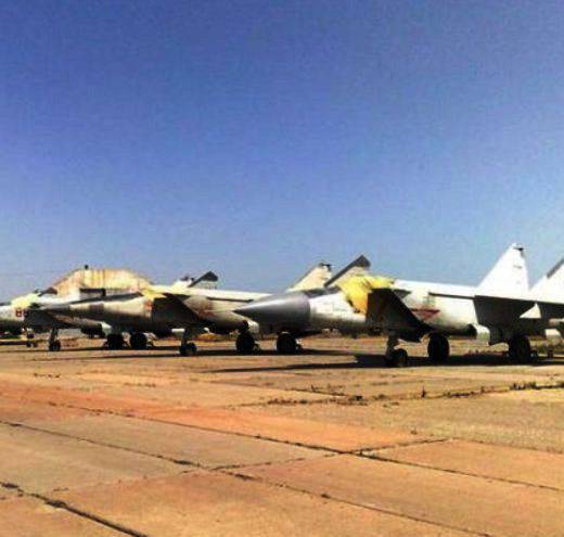 MiG-25 - l'avion le plus secret de l'armée de l'air syrienne