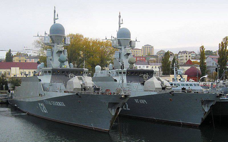 "Admiral Gorshkov" performed a shooting complex in the White Sea